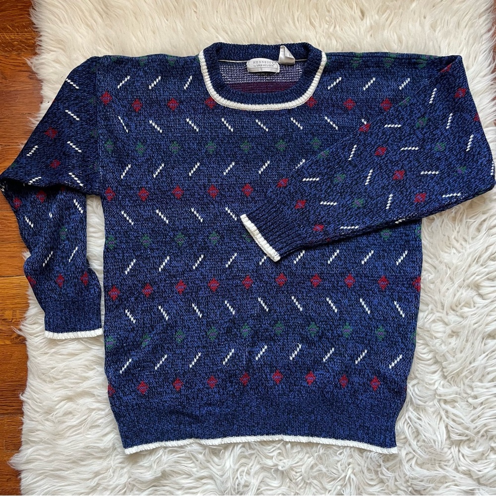 Hennessy by Van Heusen Vintage Men’s Grandpa Sweater 1990’s Korea Size XXLarge